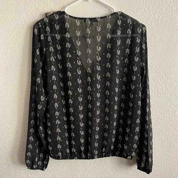 🆕Senlis Moroccan Tile Paisley Clara Ruffle Top S🆕 - Picture 5 of 14